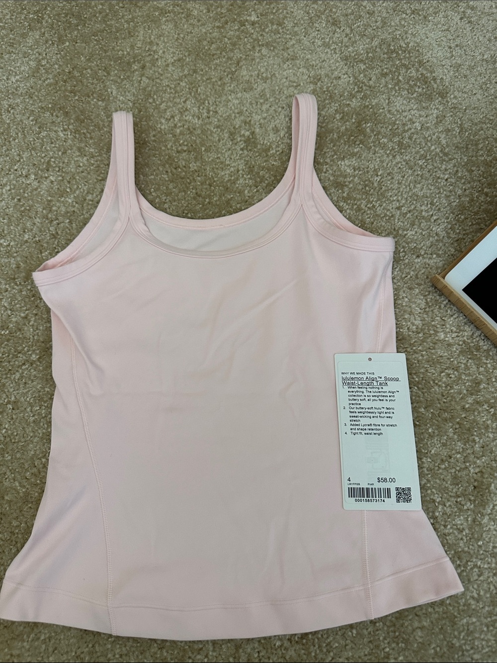 Lululemon Align Scoop waist-length tank